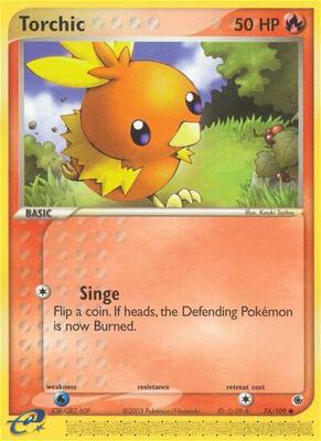 Torchic - 74/109 #74/109 — stock