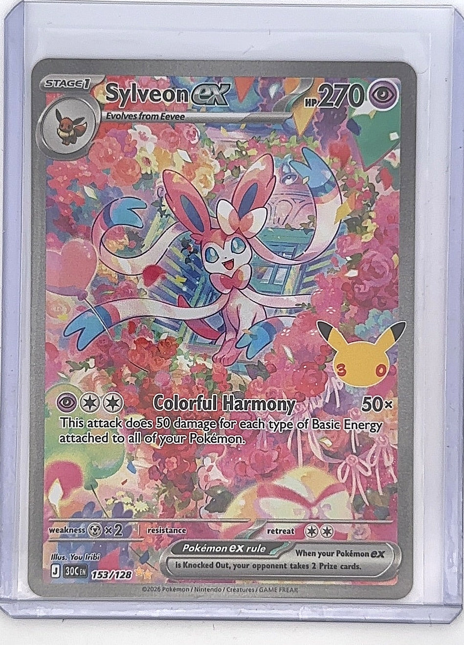 Sylveon ex - 153/128 #153/128 — front