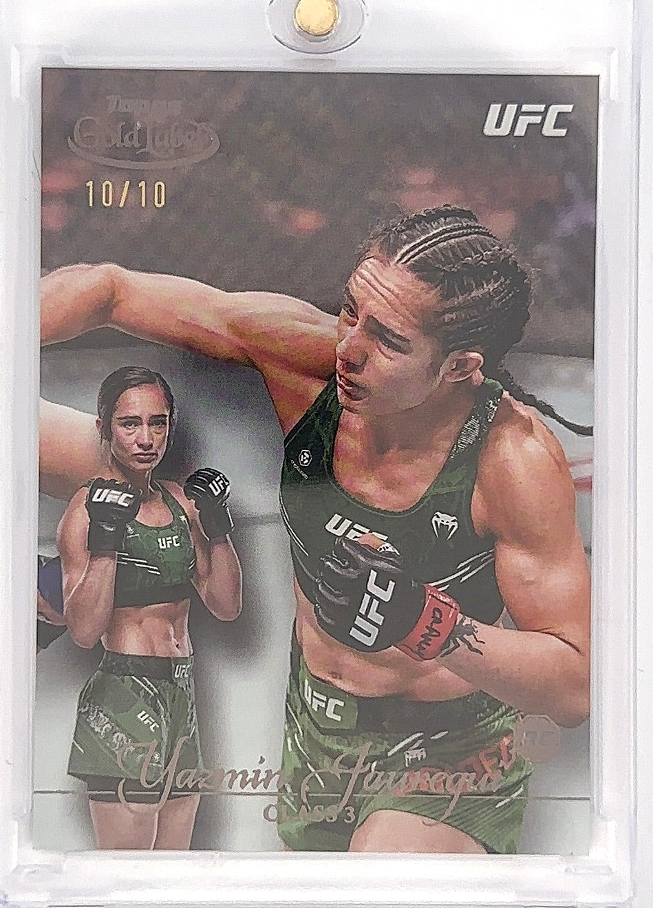 Yazmin Jauregui Topps Gold Label 10/10 — front