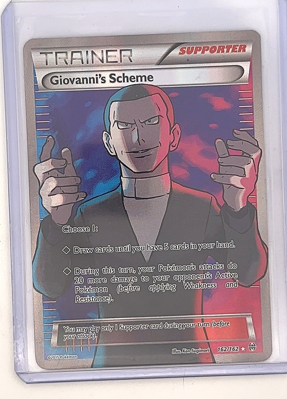Giovanni's Scheme (Full Art) #162/162 — front