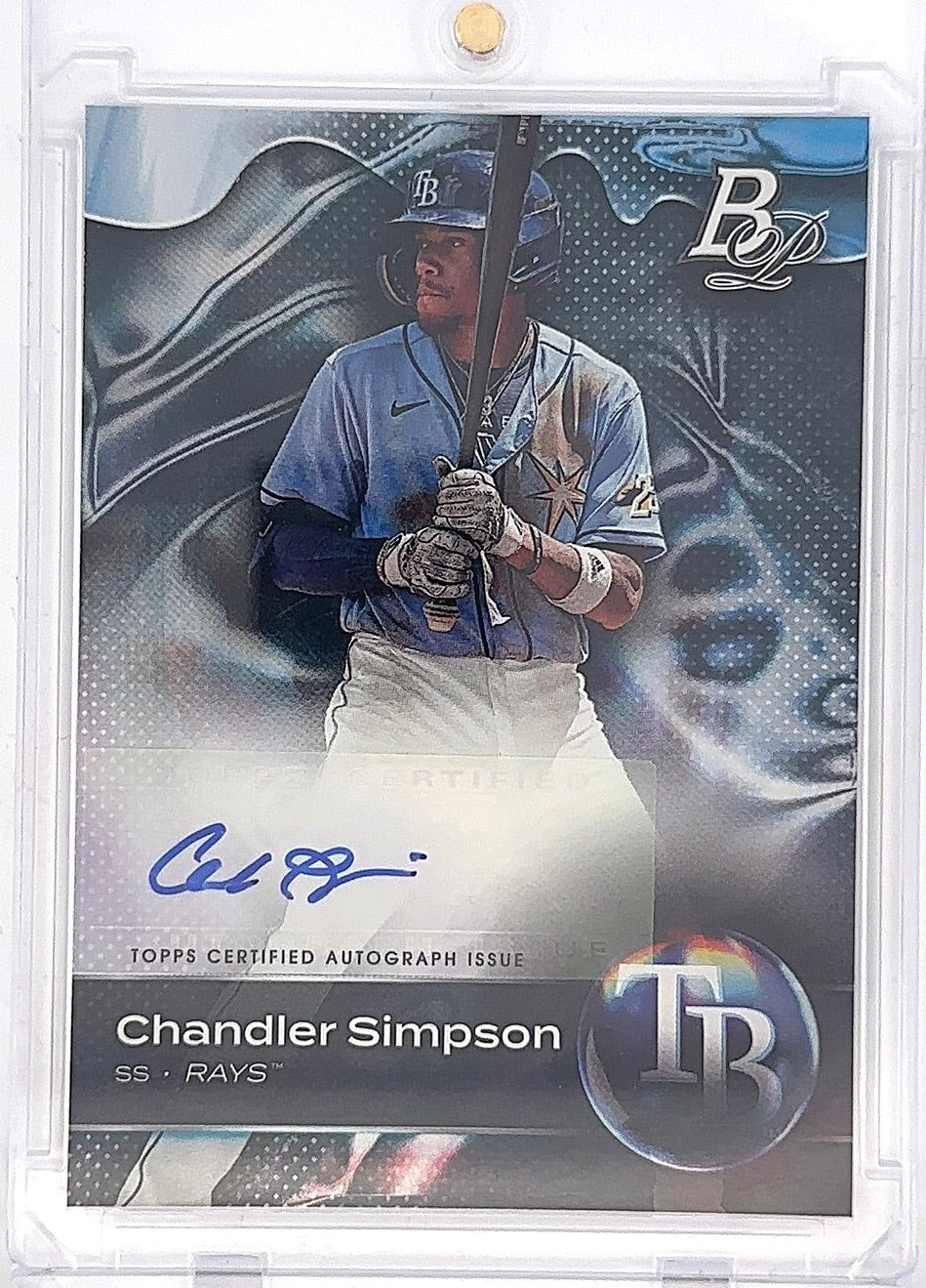 Chandler Simpson 2023 Topps Prospect Autograph — front