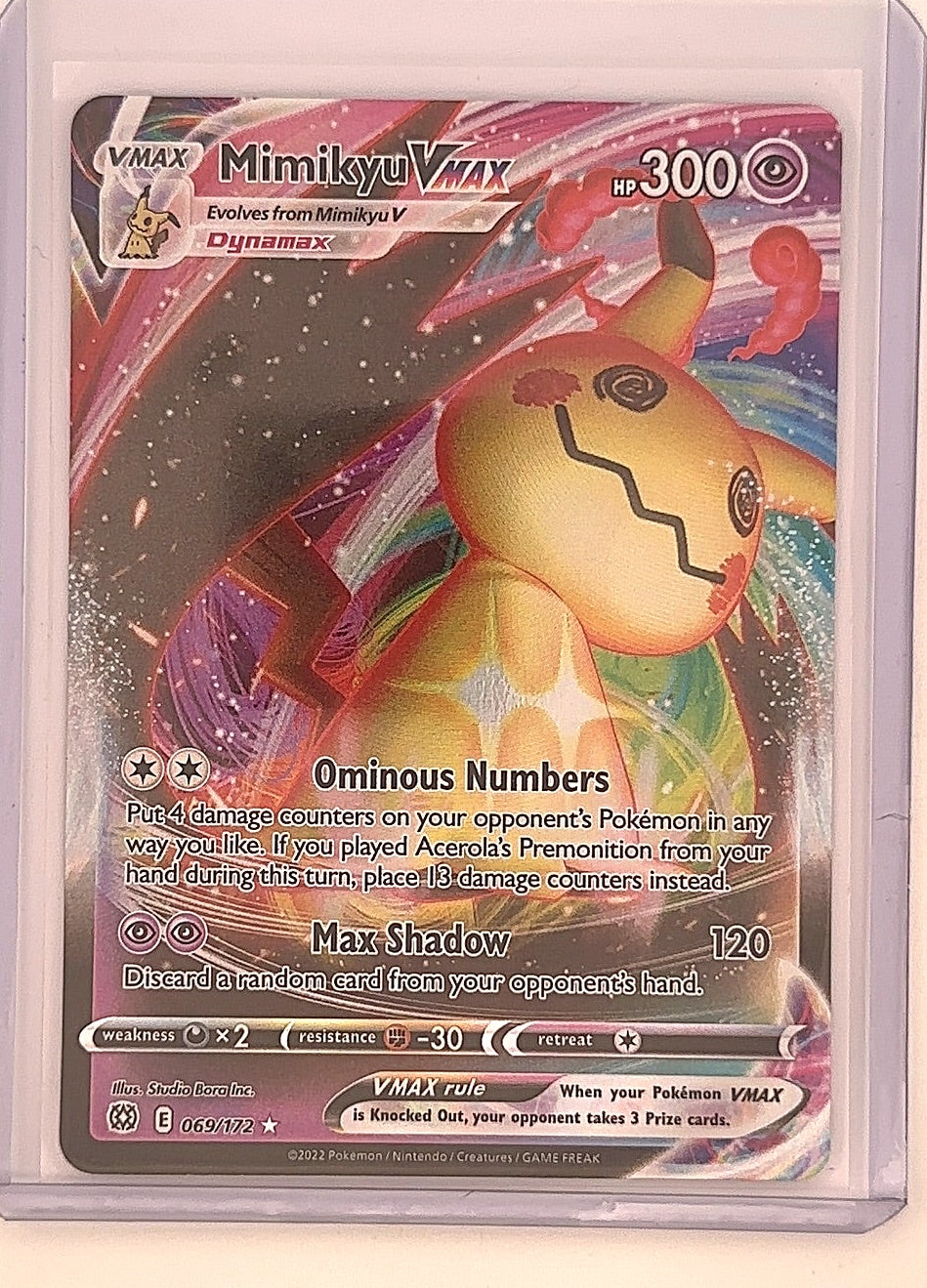 Mimikyu VMAX #069/172 — front