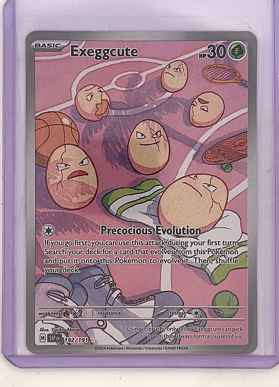 Exeggcute - 192/191 #192/191 — front
