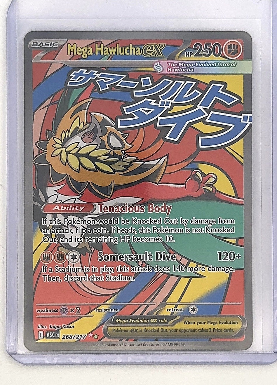 Mega Hawlucha ex - 268/217 #268/217 — front