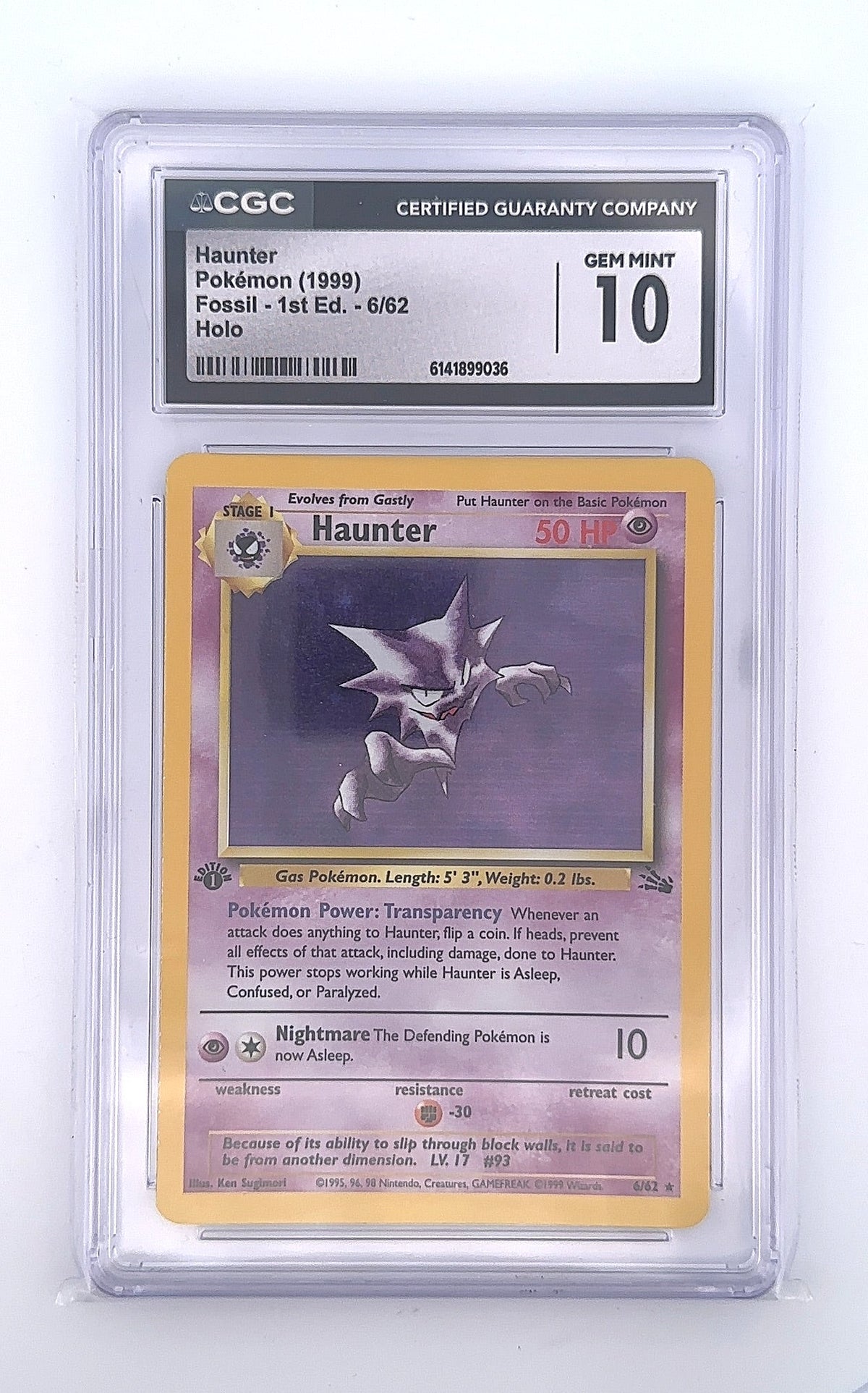Haunter (6) #06/62 CGC PRISTINE 10 — front