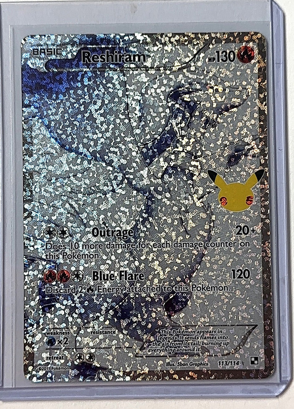Reshiram #113/114 — front