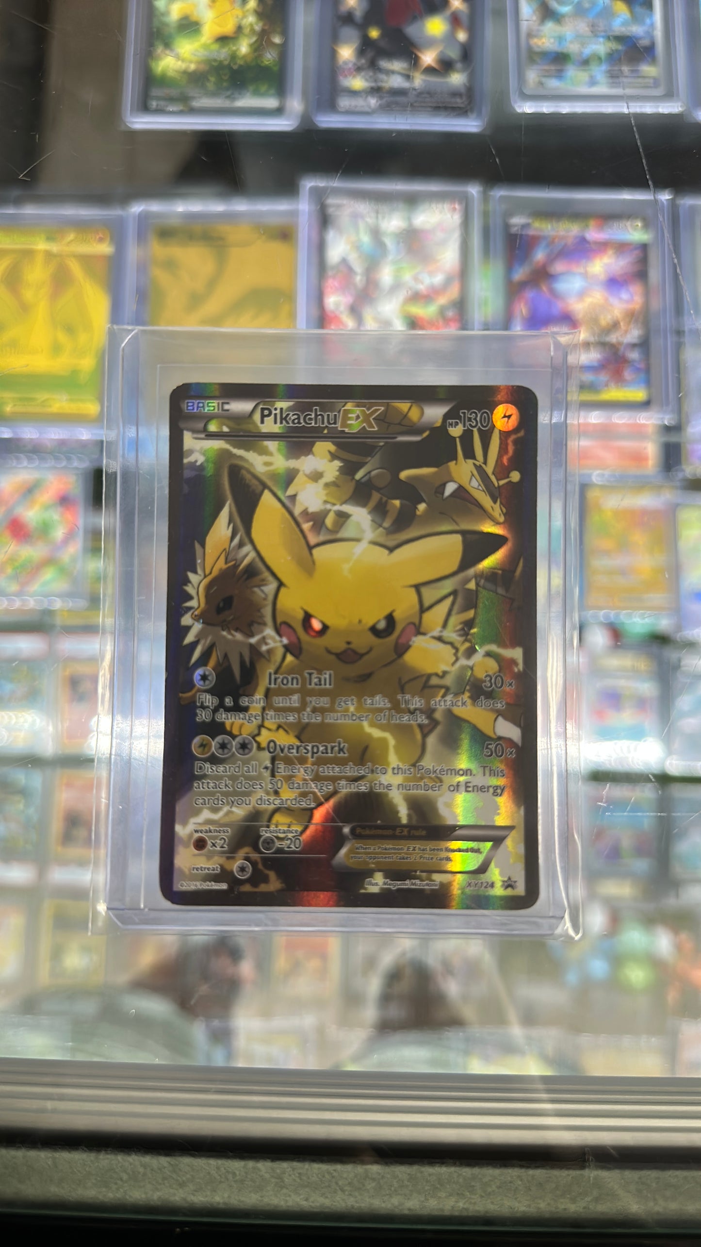 Pikachu EX - XY124 XY Promos #XY124 — front