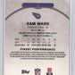 2025 Topps Finest Cam Ward [Purple X-Fractor] #1 — back