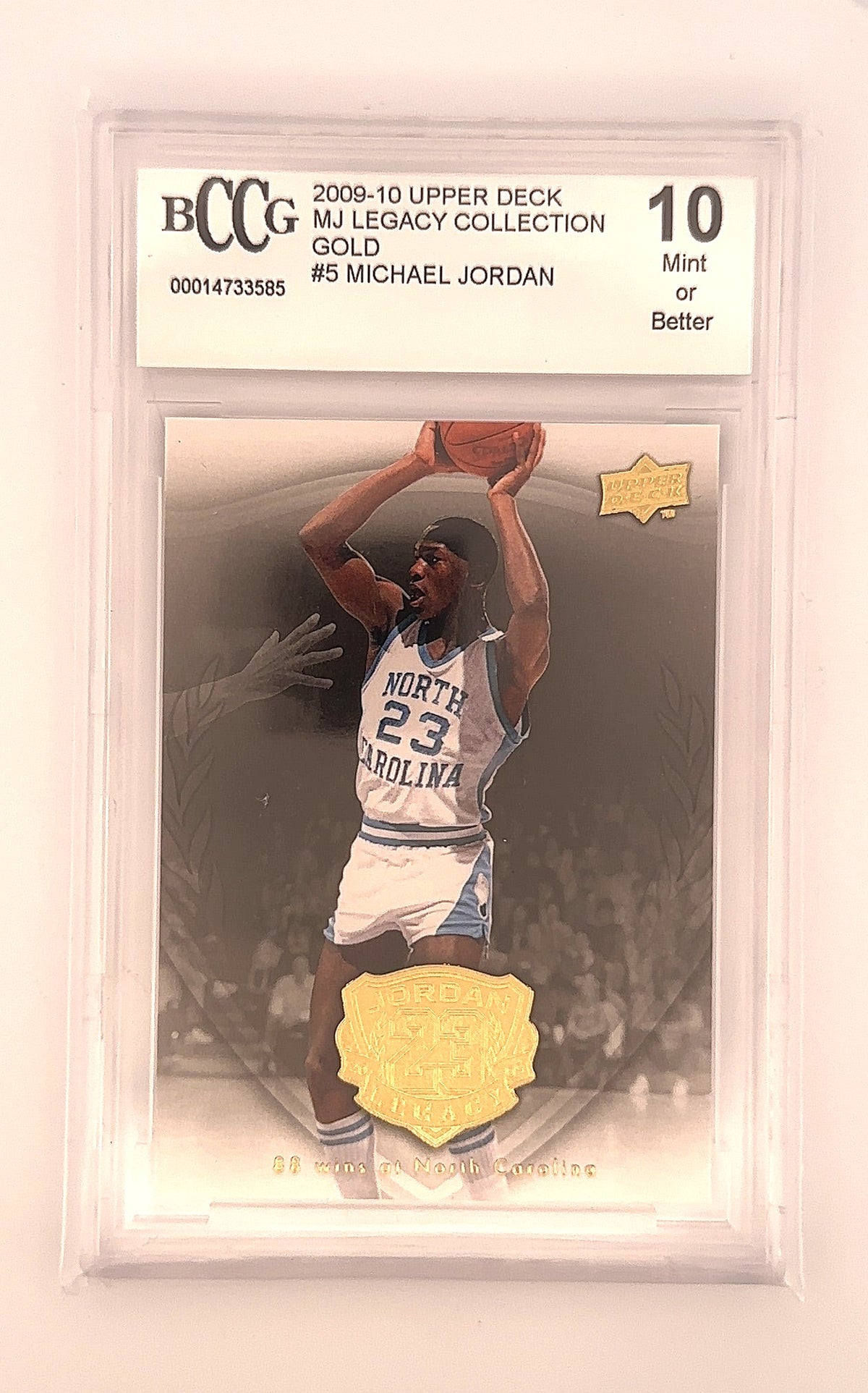 Michael Jordan MJ Legacy Collection 5 BGS PRISTINE 10 — front