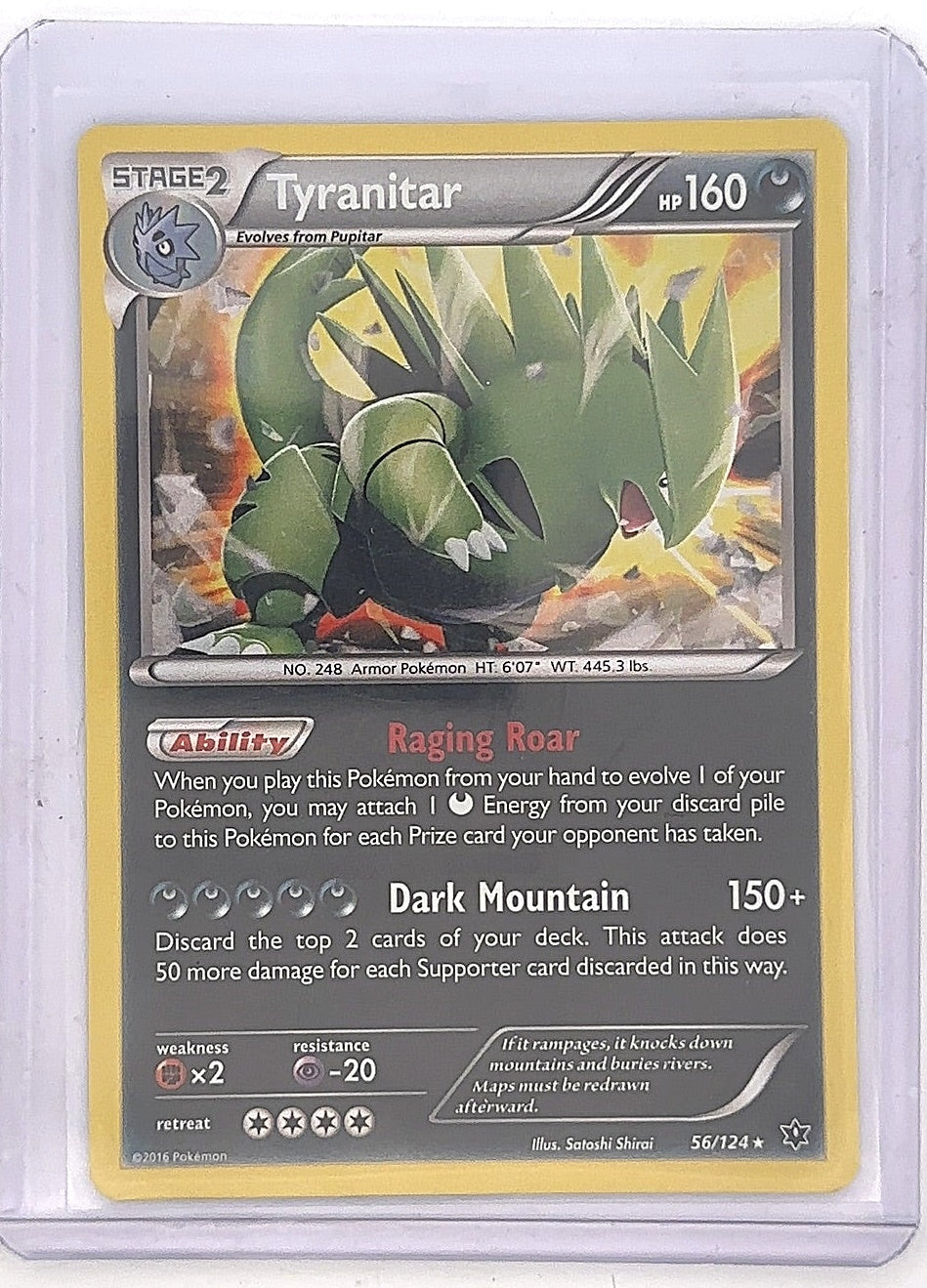 Tyranitar #56/124 — front
