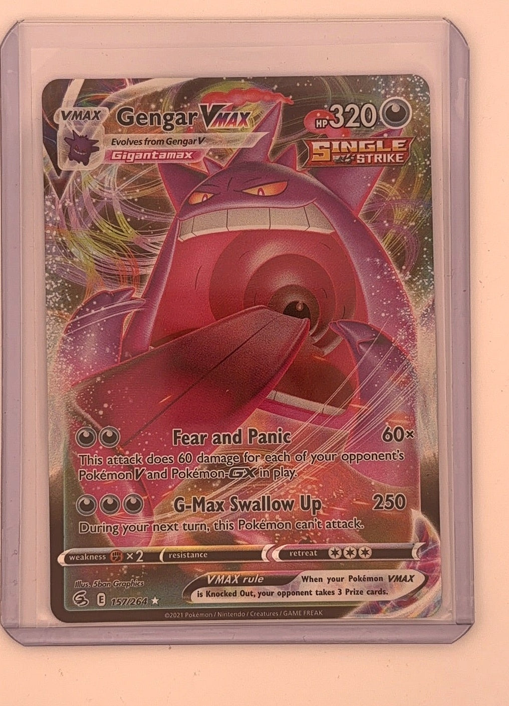 Gengar VMAX #157/264 — front