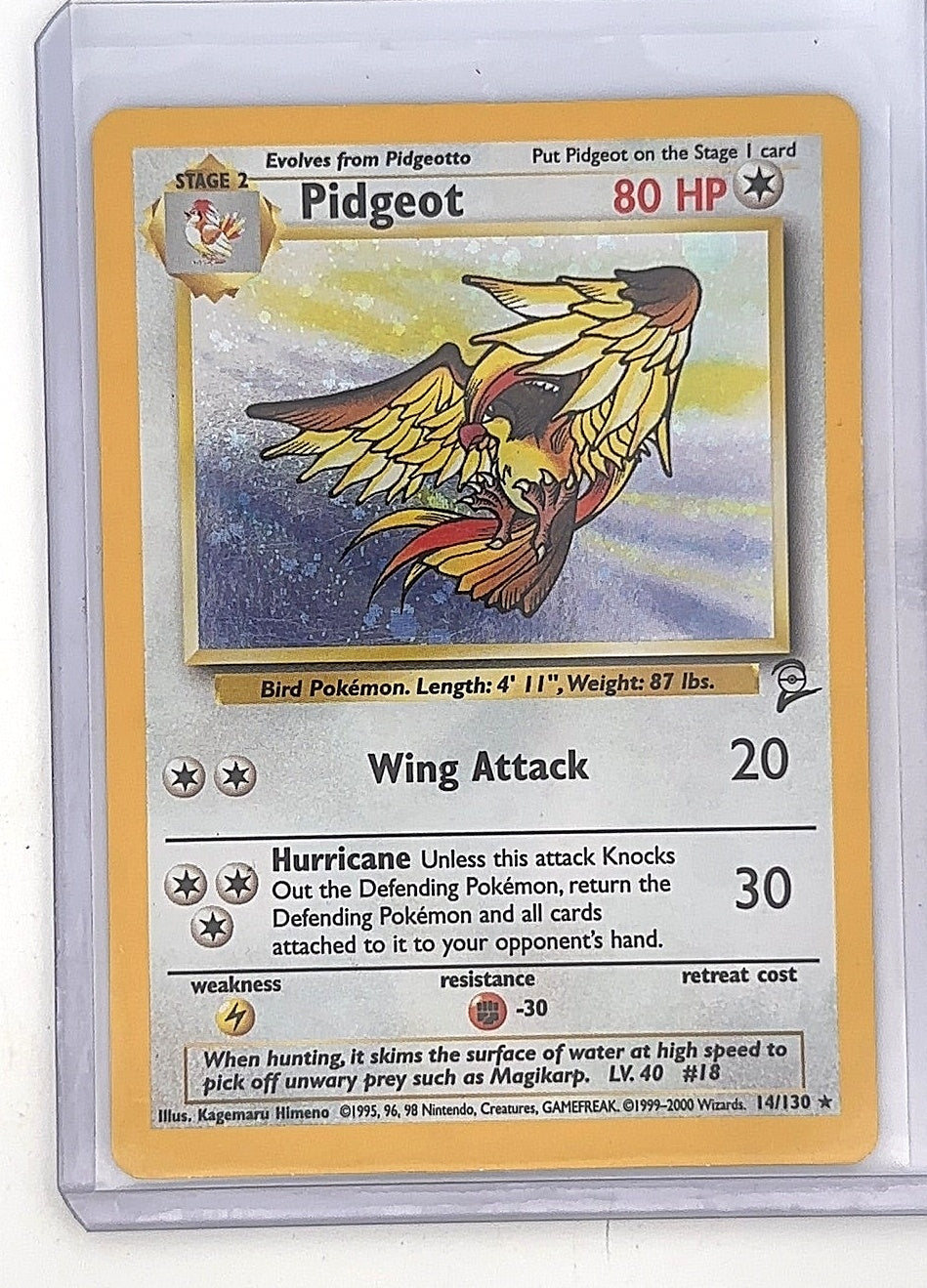 Pidgeot #014/130 — front