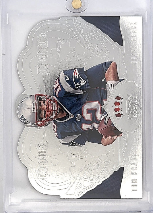 2013 Crown Royale Tom Brady Crown Jewles Die Cut #19 — front