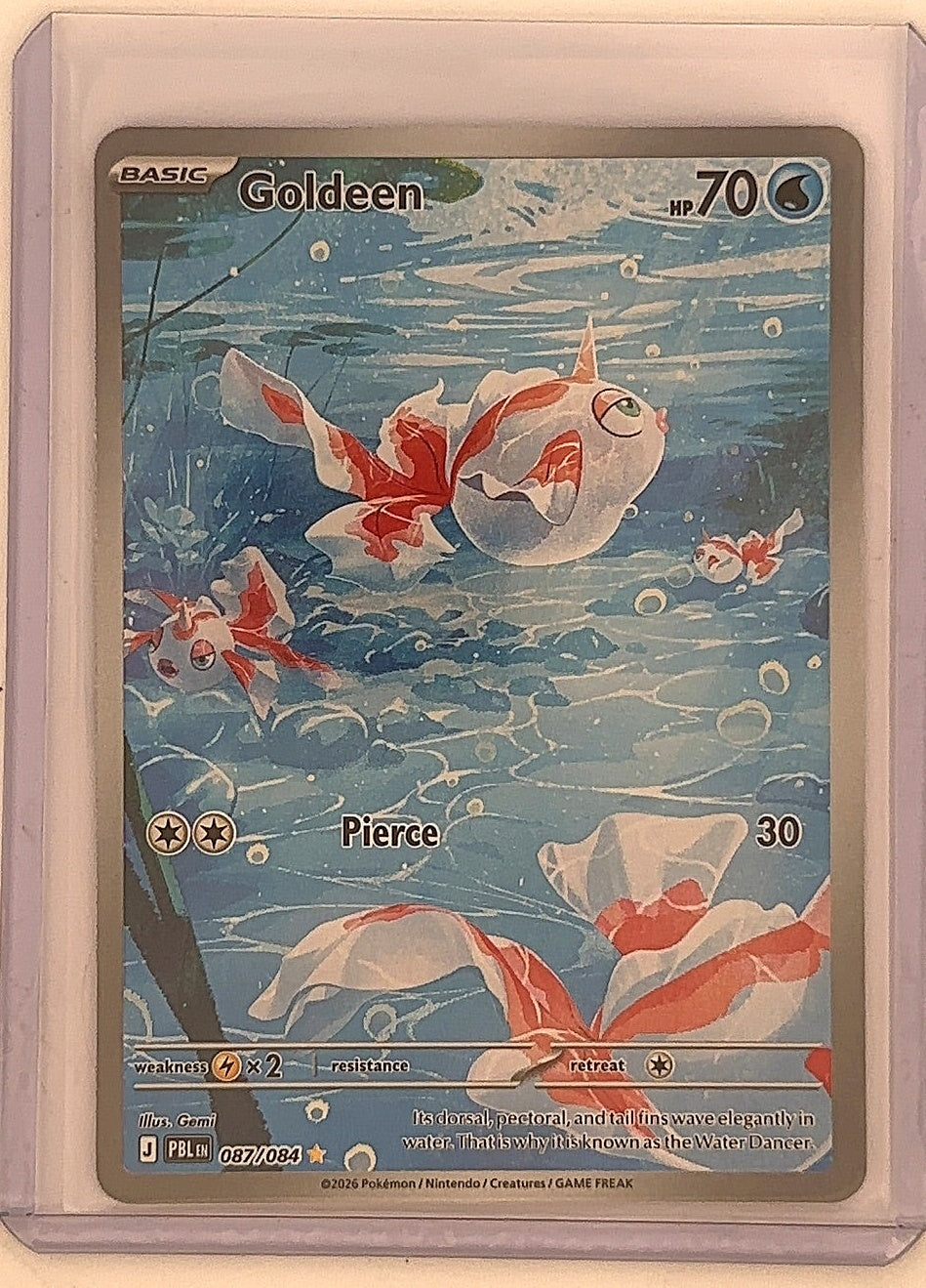 Goldeen - 087/084 #087/084 — front