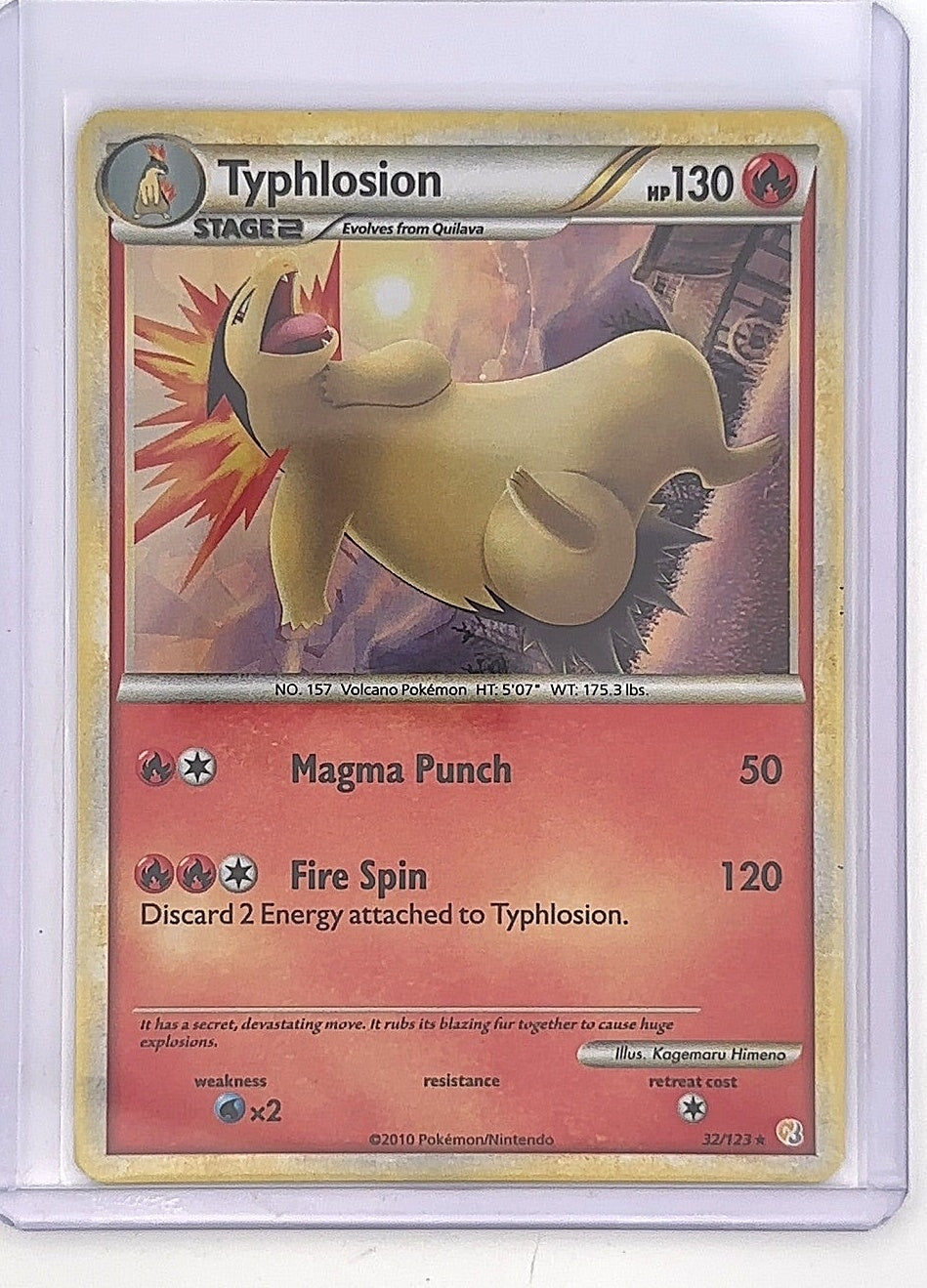 Typhlosion #32/123 — front