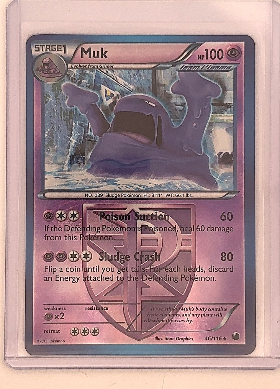 Muk (Team Plasma) #46/116 — front