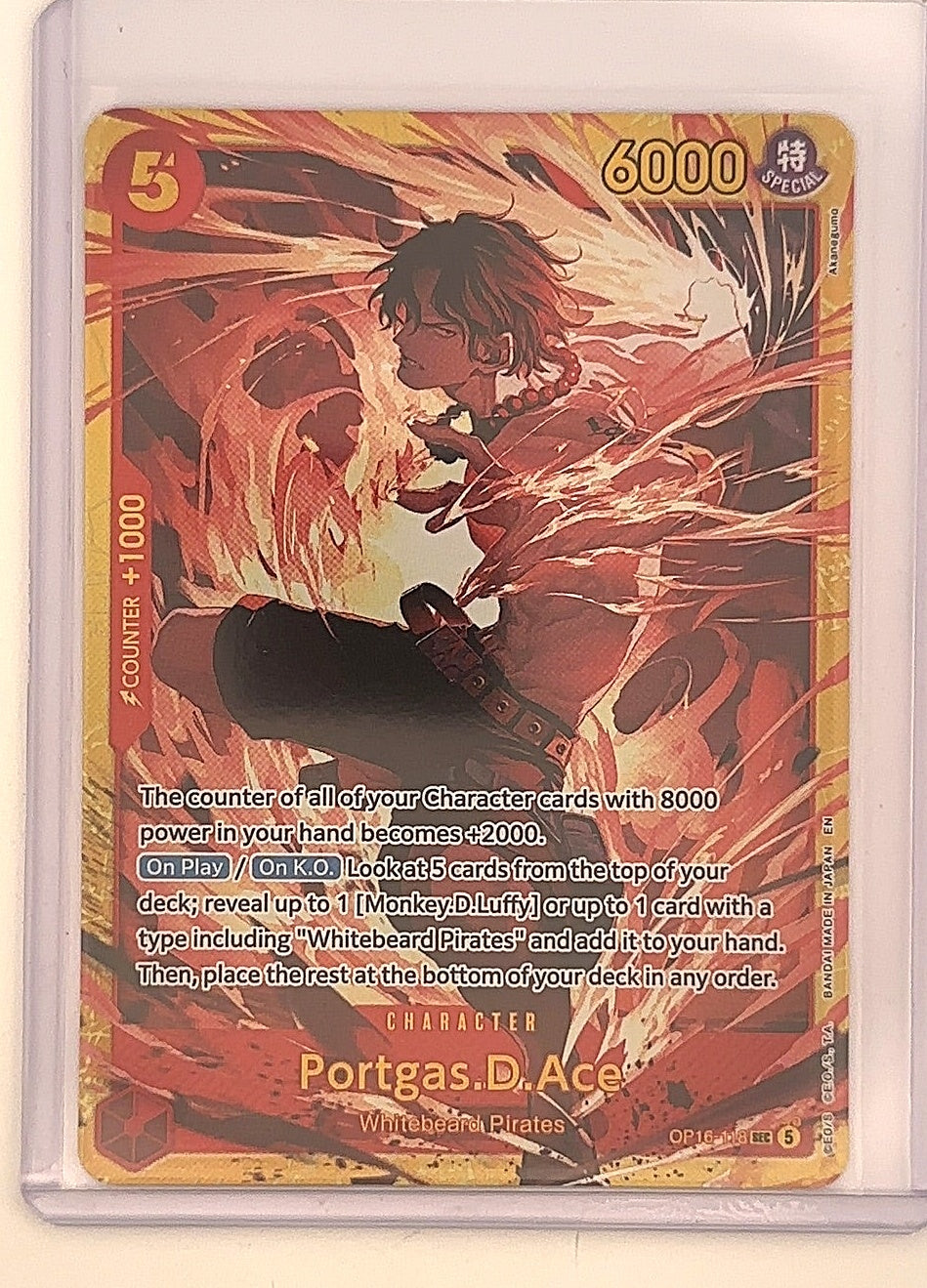 Portgas. D. Ace OP16-118 [Near Mint] — front