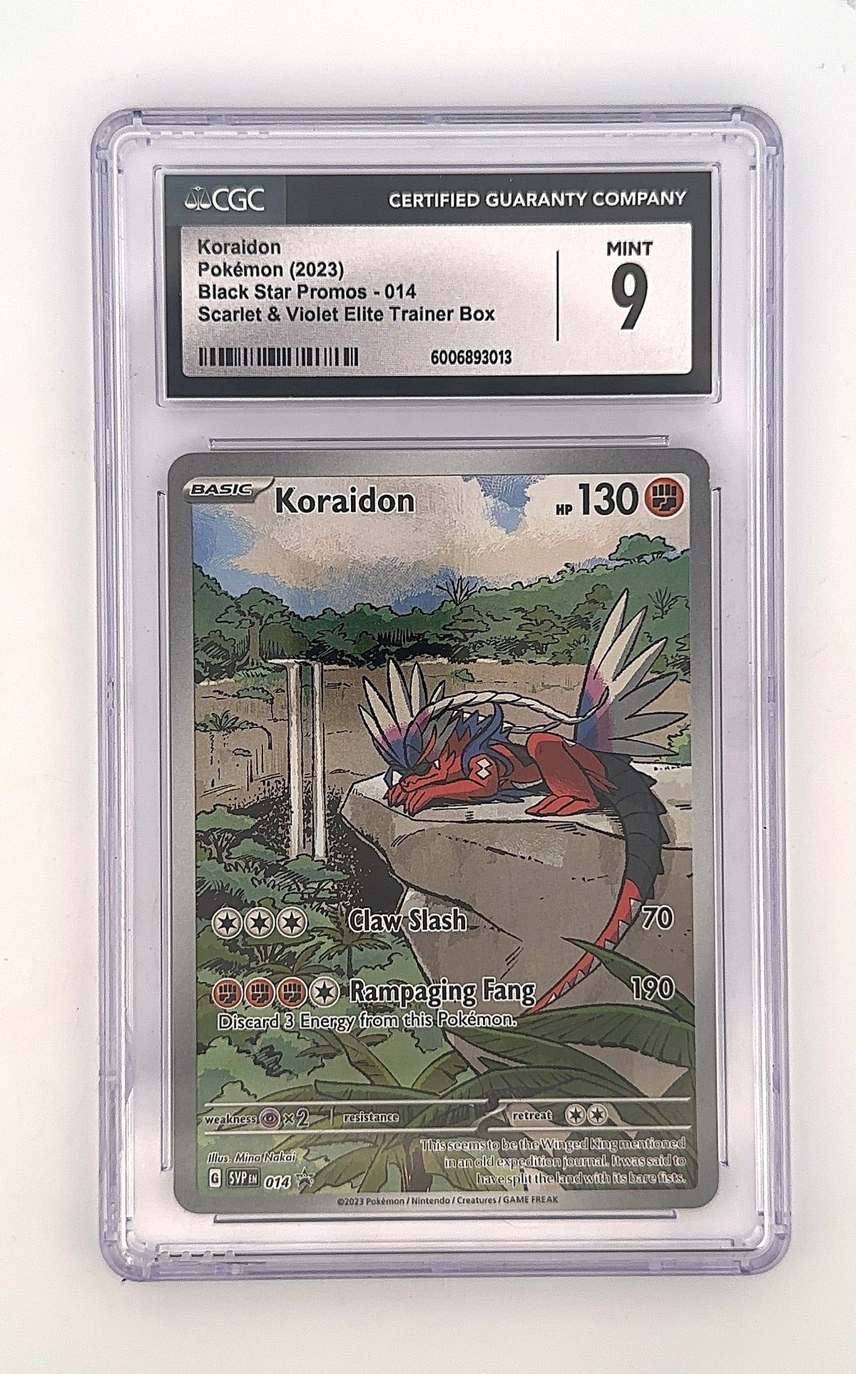 Koraidon - 014 #014 CGC MINT 9 — front