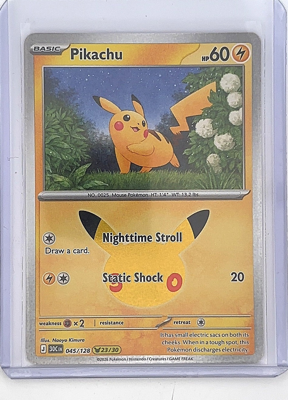 Pikachu - 045/128 #045/128 — front
