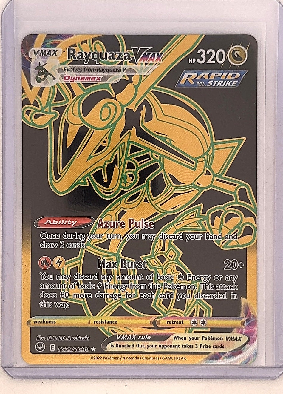 Rayquaza VMAX (Secret) #TG29/TG30 — front