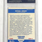 1987 Fleer Sticker Michael Jordan #2 PSA 7 — back