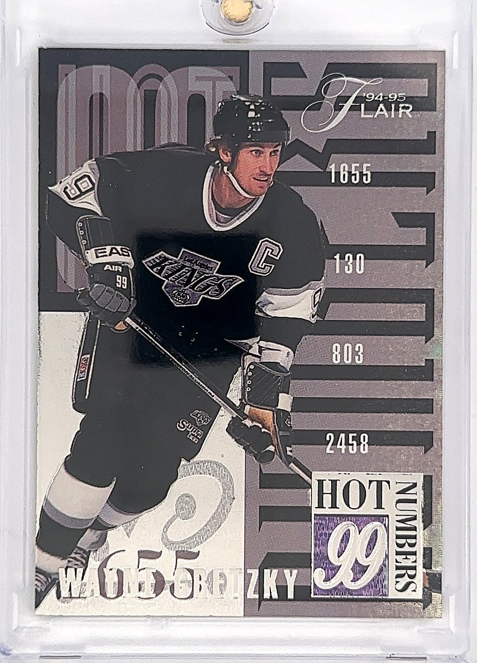 1994 Flair Hot Numbers Wayne Gretzky #2 — front