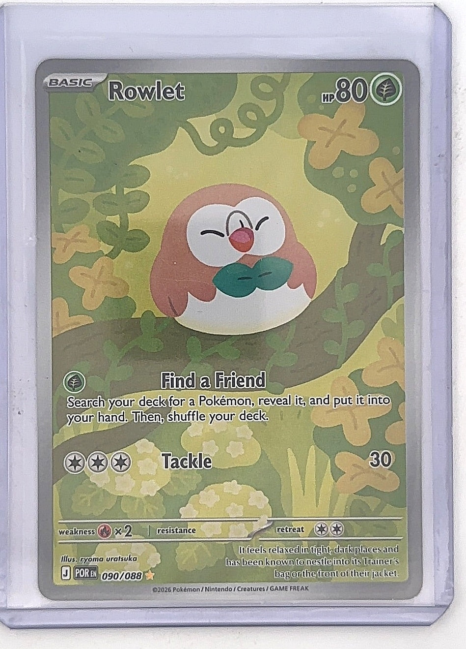 Rowlet - 090/088 #090/088 — front