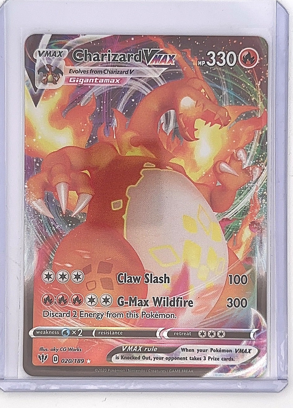 Charizard VMAX #020/189 — front
