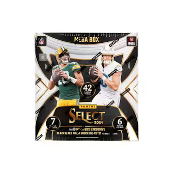 2024 Panini Select Football Mega Box (Black & Red Prizms!)