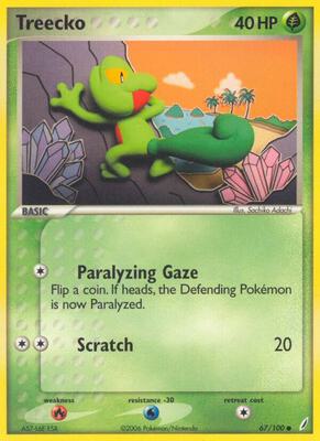 Treecko #67/100 — stock