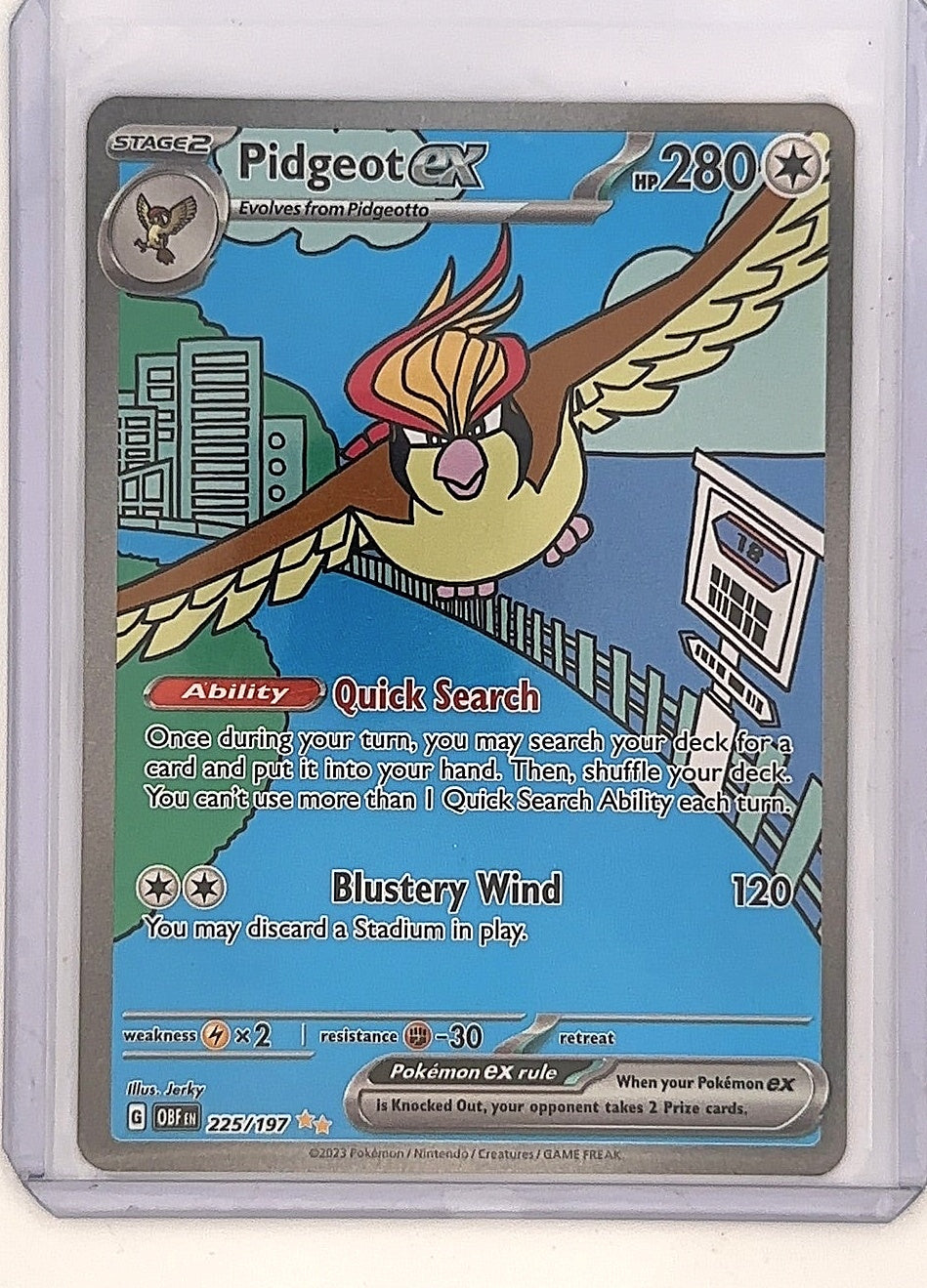 Pidgeot ex - 225/197 #225/197 — front