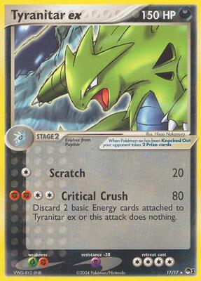 Tyranitar ex (Holo) #017/017 — stock