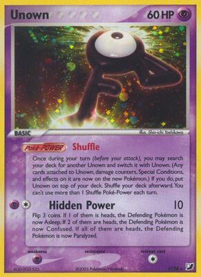 Unown (F) #F/28 — stock