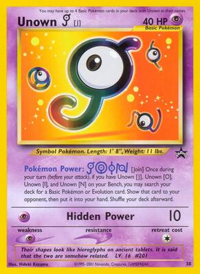 Unown [J] #38/53 — stock