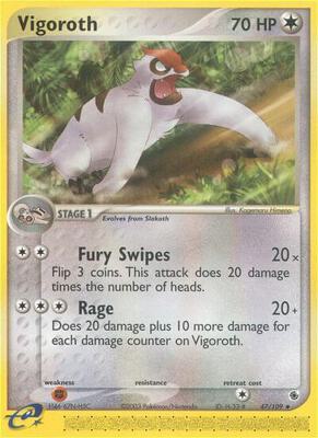 Vigoroth #47/109 — stock