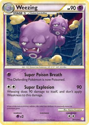 Weezing #34/123 — stock