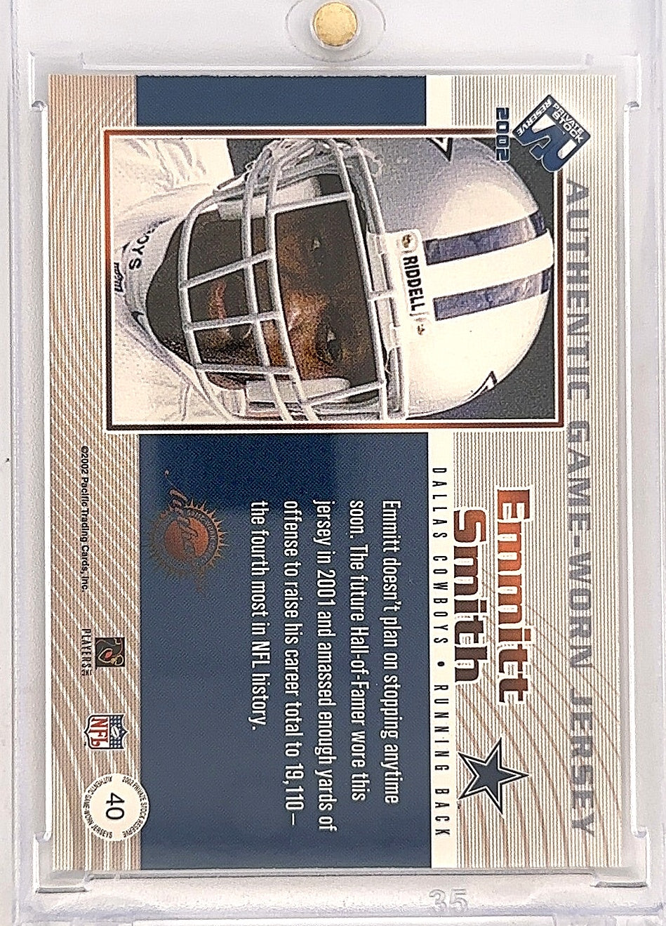Emmitt Smith Game Worn Jersey — back