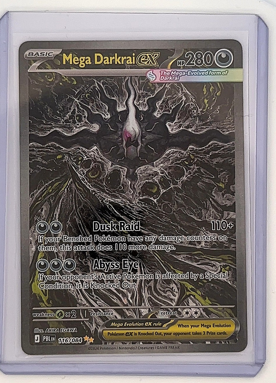 Mega Darkrai ex - 116/084 #116/084 — front