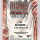 2026 Topps Update Rising Rookie Relic JJ Wetherholt #RRR-JW — back