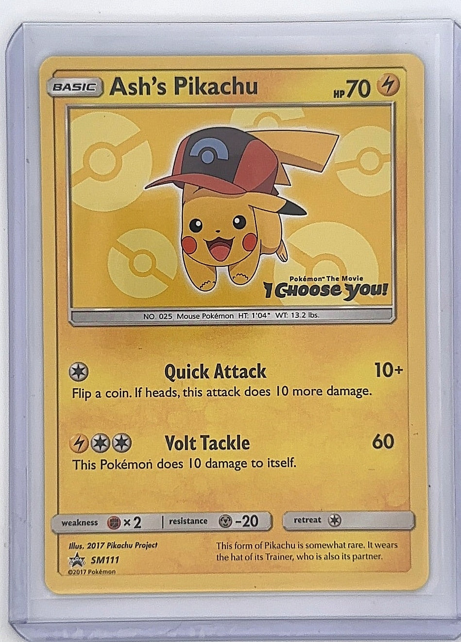 Ash's Pikachu - SM111 #SM111 — front
