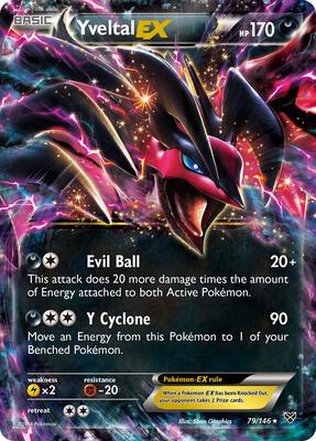 Yveltal EX #79/146 — stock