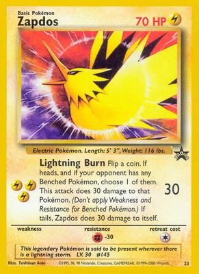 Zapdos #23/53 — stock