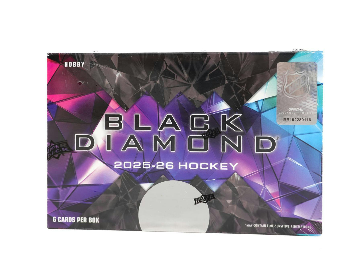 2025/26 Upper Deck Black Diamond Hockey Hobby Box