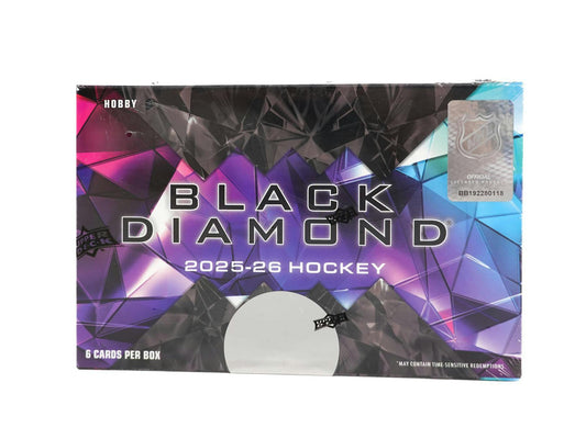 2025/26 Upper Deck Black Diamond Hockey Hobby Box