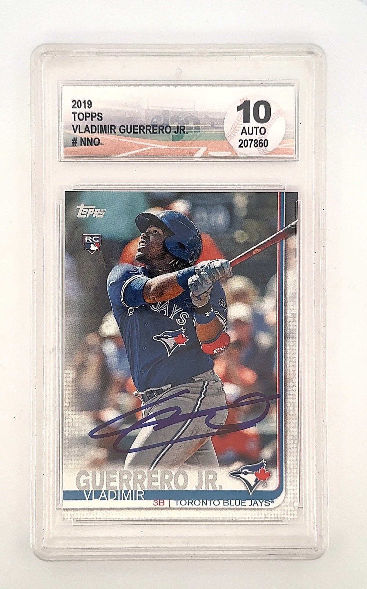 Vladimir Guerrero Jr. 2019 Topps On Card Auto — front