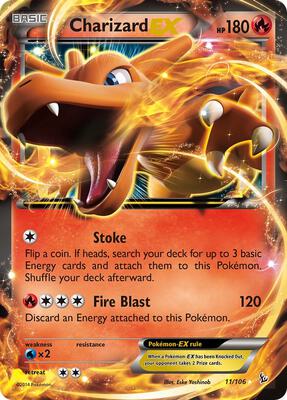 Charizard EX (11) #11/106 — stock