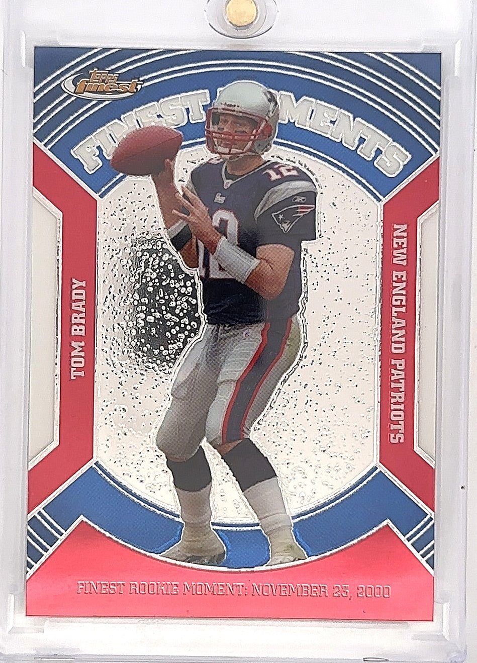 2007 Topps Finest Moments Tom Brady #VFM-TB — front
