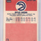 1986 Fleer Spud Webb #120 — back