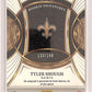 2025 Panini Select Rookie Signature Tyler Shough [Blue Prizm] #RSI-TSH — back