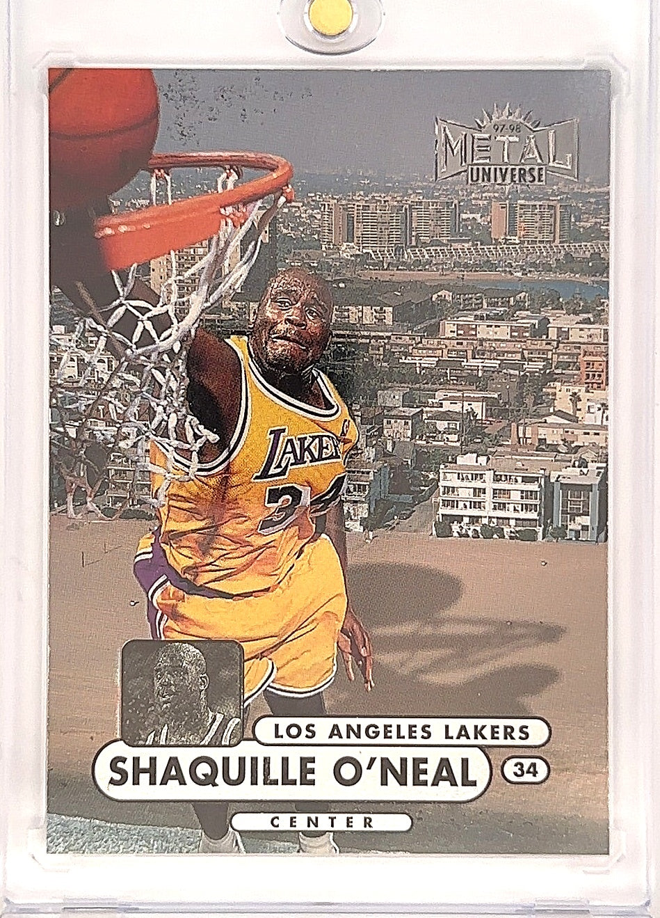 1997 Metal Universe Championship Shaquille O'Neal #1 — front